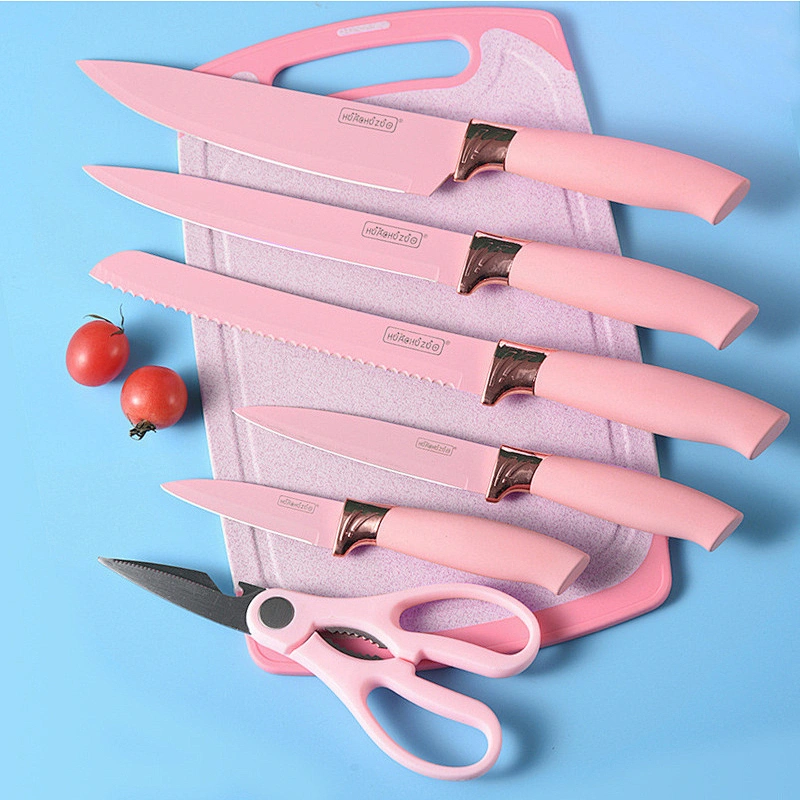 Custom 19 Piece Silicone Kitchen Utensil Set With Wooden Handle And Cuttings Board Storage Bucket Kitchen Accessories Knife Set